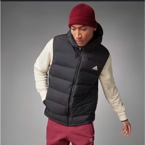 ADIDAS HELIONIC HOODED DOWN MEN’s PUFFER VEST
